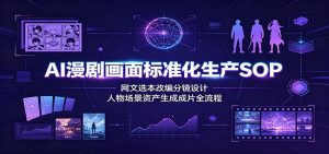 ai漫剧画面标准化生产sop：网文选本改编分镜设计，-免费资源