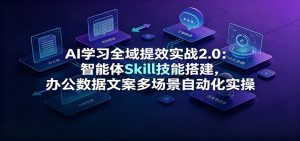 ai学习全域提效实战2-0：智能体skill技能搭建，办公数据-免费资源