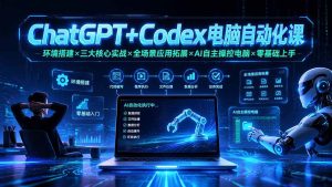 (19583期)chatgptcodex电脑自动化课:环境搭建x三大核心实-免费资源