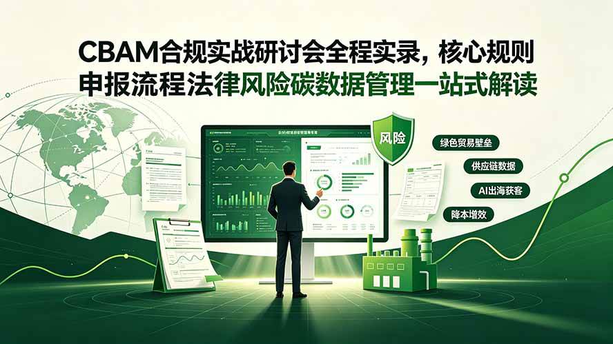 （19235期）cbam合规实战研讨会全程实录，核心规则申报-免费资源