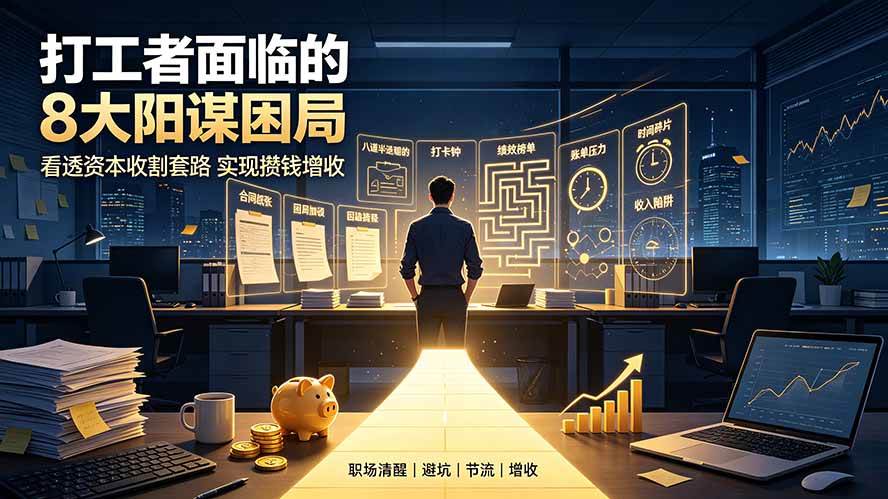 （19448期）付费文章：打工者面临的8大阳谋困局，看-免费资源