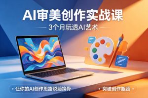 ai审美创作实战课,3个月玩透ai艺术,让你的ai创作思-免费资源
