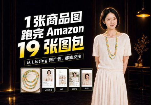 一张商品图，怎么做成Amazon 19张完整图包？我把整个流程跑了一遍-免费资源
