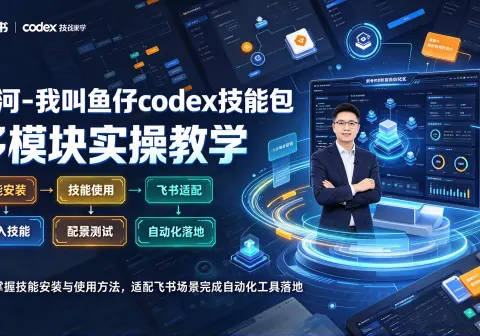 星河 – 我叫鱼仔codex技能包，多模块实操教学，带你掌握技能安装与使用方法，适配飞书场景完成自动化工具落地-免费资源